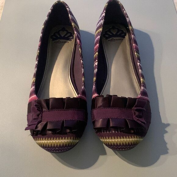 FERGALICIOUS Purple Ballet Flats - Picture 1 of 7